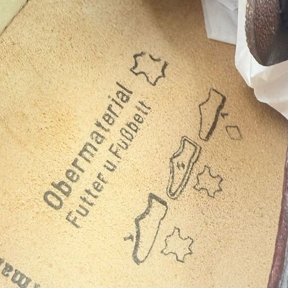 Finn Comfort Germany Brown Leather Closed Toe Comfort Slide Clog - Picture 13 of 16